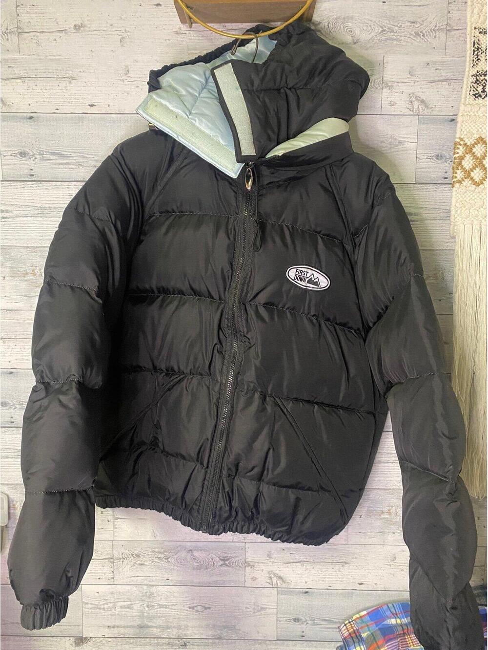 First Down Womens Winter Coat Size Medium reversible